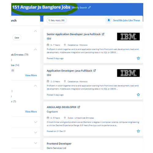 Angular JS internship jobs in Wayanad