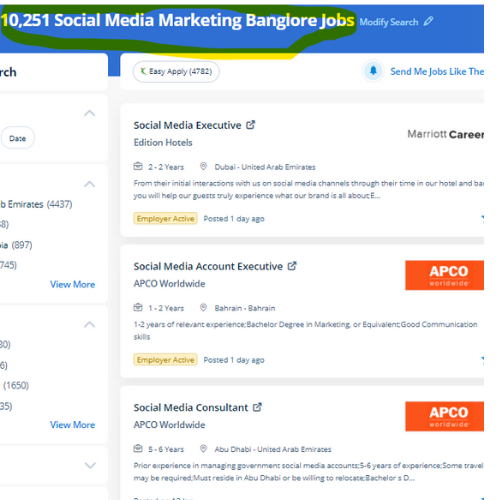 Social Media Marketing internship jobs in Mangaluru