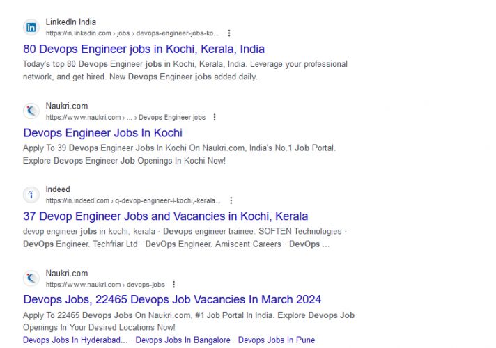 DevOps internship jobs in Kolkata